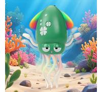 Yizemay Dancing Jellyfish Baby Toy, Baby Toys 6 to 12 Months Crawling Jellyfish Toy, Funny Secret Santa Gifts for Kids, Sensory Toys for Babies Gifts for 1 Year Old Boy Girl.