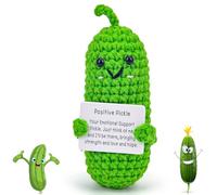 Yizemay Emotional Support Pickle, Pocket Hug Exam Gifts for Her Him, Weird Good Luck Cute Romantic Funny Gifts for Women, Positive Pickle Gifts for Her Him