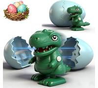 Yizemay Wind-Up Surprise Eggs, Hatching Dinosaur Egg, Easter’s Gift Wind-Up Animal Toys, Eggshells Pop Open & Automatic Walking Hatchlings, Easter Basket Stuffers Birthday Party Favors.