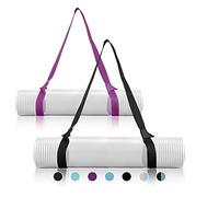 Yizerel 2 Packs Yoga Mat Strap for Carrying, Yoga Mat Carrier, Adjustable Yoga Mat Sling for Yoga Mat Exercise Mat, Extra Thick Durable Comfy Silky Multi-Purpose Strap, Strap Only
