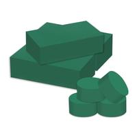 Yizerel 7 Pack Floral Foam Blocks, Round & Block Foam Set, Green Wet & Dry Flower for Fresh & Artificial Flower Arrangement, Florist Supplies for DIYs, Arts, Crafts & Weddings