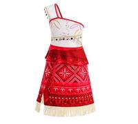 Yizhe Maui Tattoo Cosplay Costume Set,Halloween Maui Cosplay Costume Adult for Mens and Womens Wig Set, Moana, 120 cm