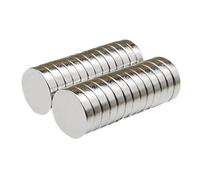 Yizhet 20 PCS 15 * 4.5mm Magnets, Small Mini yet Strong, Neodymium for Home and Office, Whiteboard and Fridge