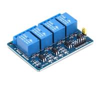 Yizhet Relay 5V 4 Channel, DC 5V 230V Relay Shield Module Control Board with Optocoupler for Raspberry Pi Arduino PIC AVR MCU DSP ARM TTL Logic (4 Channel)