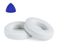 Yizhet Replacement Earpads Compatible with Beats Solo 2 Solo 3 Wireless & Wired Bluetooth Headphones Replacement Ear Pads Ear Cushion Protein Leather & Foam (1 Pair, White)