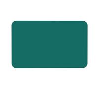 Yizhiyz Solid Dark Green Diatomaceous Earth Mat 19.7x31.5 Inches, Absorbent, Quick-Drying, Wear-Resistant, Suitable for Bathroom and Kitchen.