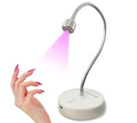 YIZHUO UV Light for Nails Gel UV Led Nail Lamp Led Nail Light for Gel Nails UV Led Nail Lamp Gel X Lamp Portable Rechargeable GooseNeck Nail Lamp Nail Dryer Nail Lights for Gel Polish