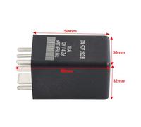 Yizilong 12V 9 Pins 04L907282B, 038907281B Glow Plug Control Unit Module Glow Plug Relay 1 Pc for A6 C6 2006-2010 Code: BVG, CAGB, CAHA, CAHB Metal Black