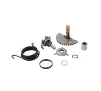 Yizilong Kick Start Pinion Spring Complete Gear Shaft Kit 8Pcs For 50cc 60cc 80cc 90cc Mopeds Scooters for Steel Silve