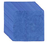 YIZISECCE 10Pcs 30x30cm Blue Square Hand Towel Absorbent Towel for Home Bathroom Sports