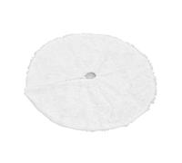 YIZISECCE Christmas Tree Skirt, for Festive Holiday Decoration, Snowy White Tree Mat, Felt Material, 48-Inch Round Size, Xmas Party Ornaments, Non-Slip Bottom Design, Ea