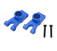 YIZISECCE for 1/10 RC Car Rear Hub, for Granite, Aluminum Alloy Axle Carrier, High Hardness, Less Vibration, Lifelike Design, 2Pcs Set (Blue)
