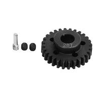 YIZISECCE for 1/7 1/8 Series RC Cars, 28T RC Spool Gear, ARA310950 Steel Transmission Gear with Machine Screw, High Strength, Precision Machined, Durable Metal Gears, Smooth