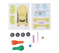 YIZISECCE for Aerodynamic Balloon Car, Wooden, Manual Experiment Toy for Kids Rules Compliance: There are no Absolute Terms, Promotional Terms and Special Symbols, and The Number