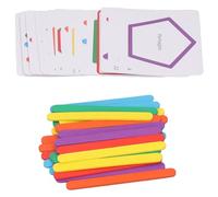 YIZISECCE for Children's Building Wood Counting Sticks Basswood Puzzle Early Educational Math Toy Rules Compliance: There are no Absolute Terms, Promotional Terms and Special