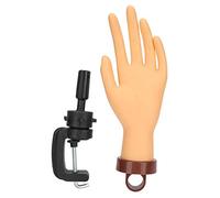 YIZISECCE for Nail Art Practice Hand, Flexible Bendable Mannequin Hand, Fake Hand with Bracket for Nail Art Practice Rules Compliance: There are no Absolute Terms, Promotional
