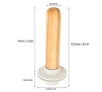 YIZISECCE, For Parrots, For Cockatiels, For Lovebirds, For Budgies, Wood Perch, Beak Grinding Conditioning, Bird Cage Stand Stick Toy, Playtime Enrichment, Multi-Size P (White)