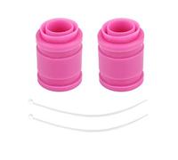 YIZISECCE for RC Exhaust Pipe Silicone Sleeve for 1:10 Nitro On Road Car Buggy Truck, High Temperature Resistant, Flexible Durable Seal, 2pcs Set (Light Purple)