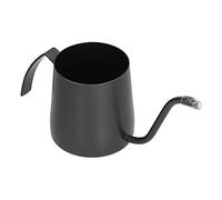 YIZISECCE Gooseneck Kettle, for Home Use, Stainless Steel Construction, Long Narrow Spout Design, Uncoated Interior, for Coffee and Tea Brewing, Elegant Black Finish (350ml)