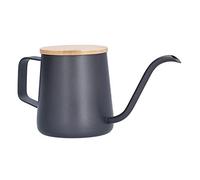 YIZISECCE Manual Coffee Making Kettle, for Stainless Steel Coffee Pot, 350ml Capacity, Long Narrow Spout Design, with Lid, Durable and Heat Resistant, Easy Pour Control, Per