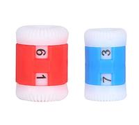 YIZISECCE Plastic Knit Counter, for Knitting Crochet Stitch Marker Row Ring, Sewing Tool Accessories, Colorful Design, Durable Material (1 Big 1 Small)