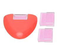 YIZISECCE Professional Tailor's Chalk Triangle, for Sewing Fabric Tools, Embroidery Craft Accessories, High Visibility, Durable Marking, Washable Design (Red)