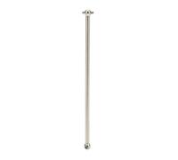 YIZISECCE RC Wheel Drive Shaft, Steel Linkage Rod, Pin to Pin 157mm, Central Driveshaft for, for 1/7 1/8 Series Models, Heavy Duty Replacement Part, Durable Metal Constructio (Silver)