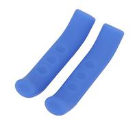 YIZISECCE Silicone Brake Lever Grips, for Bicycle Ergonomic Handlebar Covers, High Strength Wear Resistant Non Slip Vibration Absorption Comfortable Grip Sleeves, Pair of Two (Blue)