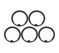 YIZISECCE Upper Burr Grinder Seal, for Coffee Machine, Prevent Clogs, 5PCS Grinder Burr Silicone Seal, Anti-Jam Design, Durable Material, Easy Installation