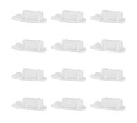 YIZITU 12Pcs Silicone Pen Holder Sleeve Adhesive Holder For Desk Wall Refrigerator Whiteboard Clipboard File Locker Accessory