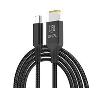 YIZITU 135W Laptop Power Supply Adapter Cable USB TypeC Female To Square Tip Male Converter For USBC Cable