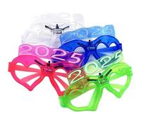 YIZITU 2025 LED Glasses Colorful Light Up Party Eyeglasses New Year Party Eyeglasses Decoration 2025 Happy New Year Eyeglasses