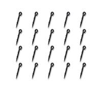 YIZITU 20Pcs High Strength Baits Needle Baits Spikes Set Fishing Hook Metal Baits Spikes For Carps Fishing With Barbed Hook