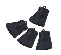 YIZITU 4Pcs Electric Scooter Mudguard Rear Mud Flap Fishtail Replacement, Universal Fit, Soft Rubber, Black