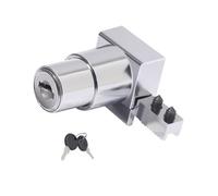 YIZITU 4Pcs Plunger Push Lock With Key For Sliding Glass Door Showcase Lock Glass Cabinet Lock Plunger Push Lock