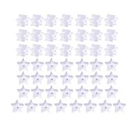 YIZITU 50 PCS Silicone Ear Back Pads Star/Heart Shaped Fashionable Design Silicone Earring Stoppers Suitable for Earrings Silicone Ear Back