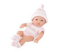 YIZITU 7in Handheld Miniature Reborns Baby Dolls Life Like Infant Dolls Parenting Toy Nursery Room Decoration Photography Props