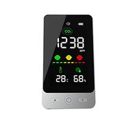 YIZITU Air Monitor Indoor CO2 Detector Carbon Dioxide Monitor Particulate Matter Temperature Humidity Detector Humidity Detector Floors Home Meter Indoor Temperature