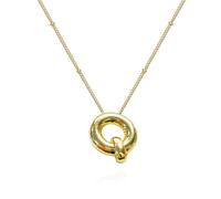 YIZITU Alloy Letter Necklace Fun Fashion Statement Necklace Alloy Texture Chain For Parties And Everyday Use Stylish