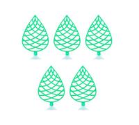 YIZITU Artificial Leaf Fish Tanks Aquarium Decors With Resting Leaf Fish Habitat Ornament For Home And Office Artificial Aquarium Plant Realistic