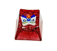 YIZITU Artisanal Clear Keycap Durability Resin Keycap For MX Mechanical Keyboards OEM Height Smooth Texture Keycap