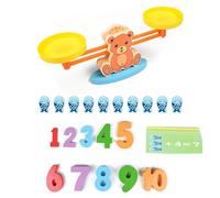 YIZITU Balance Toy Developmental Toddler Educational Toy Number Cognition Counting Toy For Preschool Activity Center