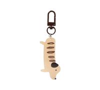 YIZITU Bread Dog Toy Keychain Lovely Dogs Keyring Bag Pendant Decorations Women Backpack Purse Handbag Charm Girl Holiday Keychain for Girls