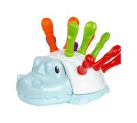 YIZITU Cartoon Dinosaur Plugging Toy For Kids Early Educational STEM Sensory Fine Motor Skill Toy For Color Cognition Learning Color Cognitive