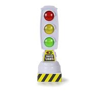 YIZITU Children's Simulated Stoplight Model Road Sign Educational Toy Transportation Knowledge Learning Tool Singing Light Toy Traf