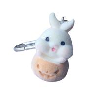 YIZITU Christmas Themed Velvets Keychain Adds Personality to Accessories Collectible Character Keychain Christmas Key Ornament