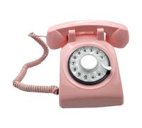 YIZITU Classical Rotary Sound Guest Book Device Wedding Phone Birthday Party Decoration Build In Battery 600H Retro Phone For Event