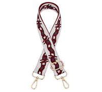 YIZITU Colorful Leaves Pattern Wide Belt Shoulder Accessories Versatile And Trendy Crossbody Bag Strap Colorful Strap