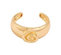 YIZITU Contemporary Wire Bangle Adornment Fashionable Cuff Wide Metal Bangle for Trendy Women