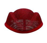 YIZITU Elegant Flax Millinery Fascinators Gasket Hat Flight Attendant Hat For Makeup Party For Fascinators Multicolor Fascinator Hat Base Bulk